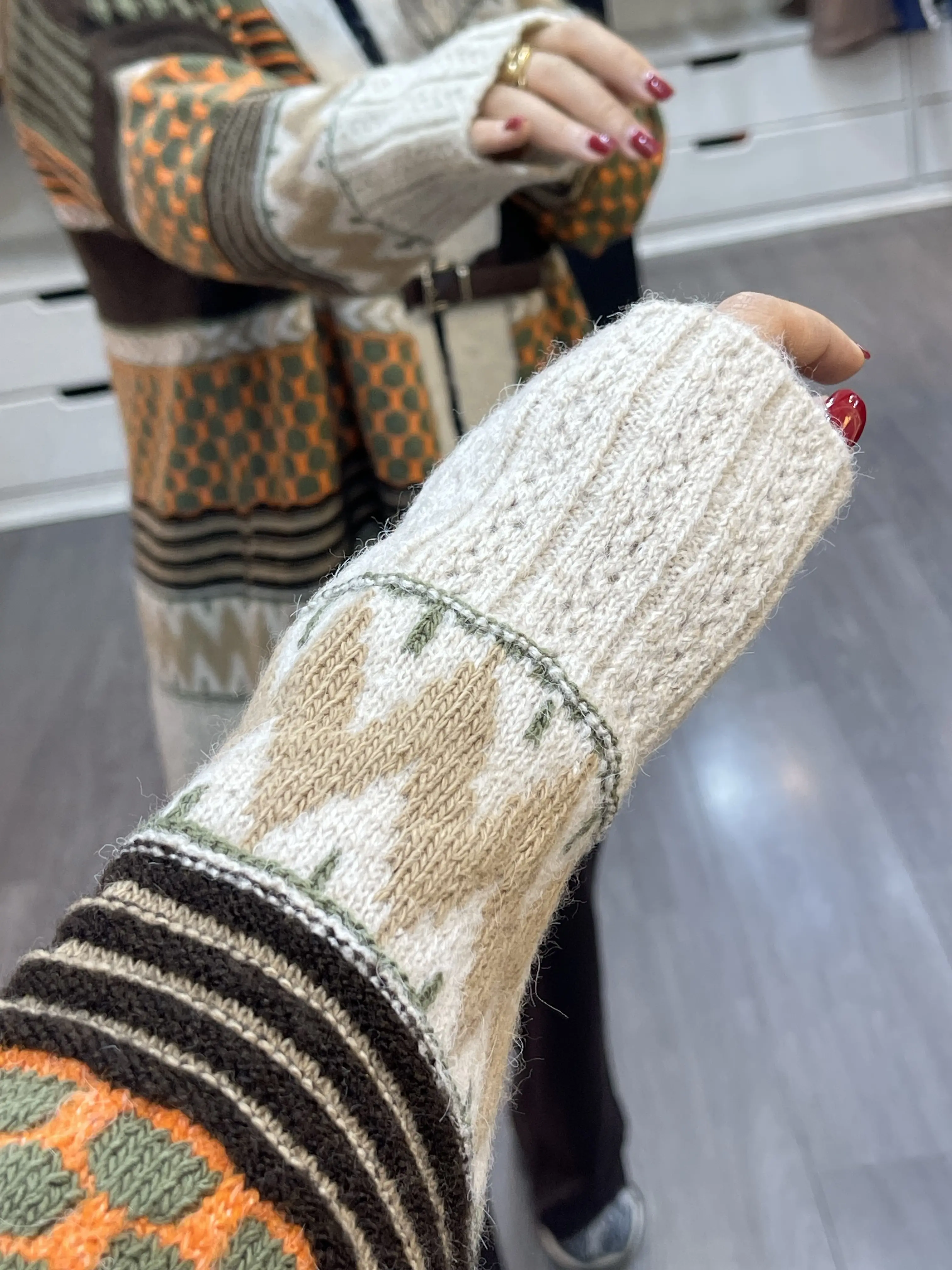 بافت کمربند دار رنگی برند اوجینال ترک